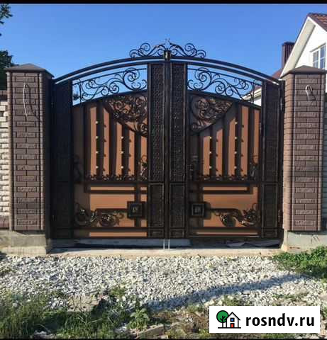 Кованые ворота Анапа - изображение 1