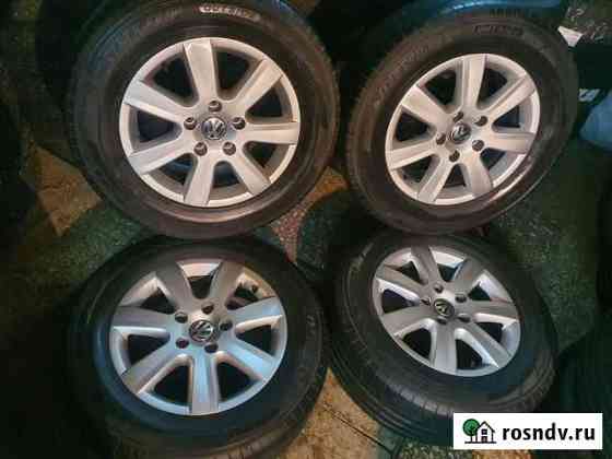 Колеса на Touareg r17 + Dunlop Мосрентген