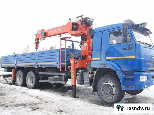 Кран борт кран манипулятор кму 7т. 19 м автовышка Пермь - изображение 1