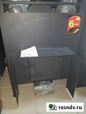 Печь для бани Жара-стандарт 500 с чугунной дверкой Губкин - изображение 1