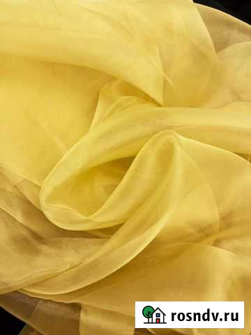 Тюль прозрачная, органза темное золото Москва - изображение 1