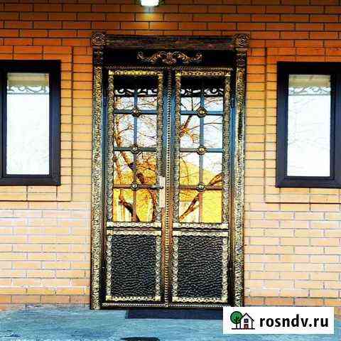 Кованные двери утепленные Гудермес