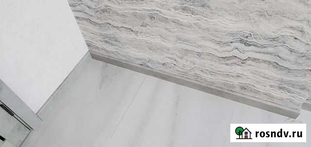 Плинтус половой муар светло-серый бетон лофт Геленджик - изображение 1