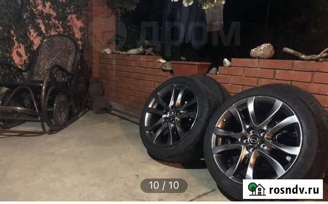 Диски mazda 6 r19 с резиной летней Белогорск - изображение 1