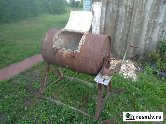 Бетоносмеситель ручной самоделка из СССР Старожилово - изображение 1