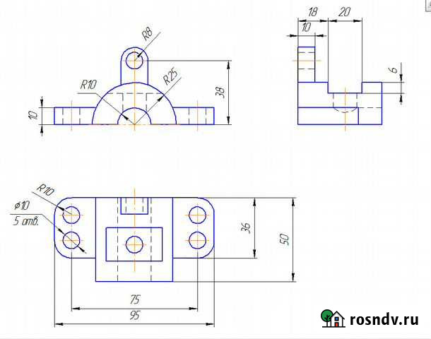Инженерная графика, начертательная геометрия Самара - изображение 1