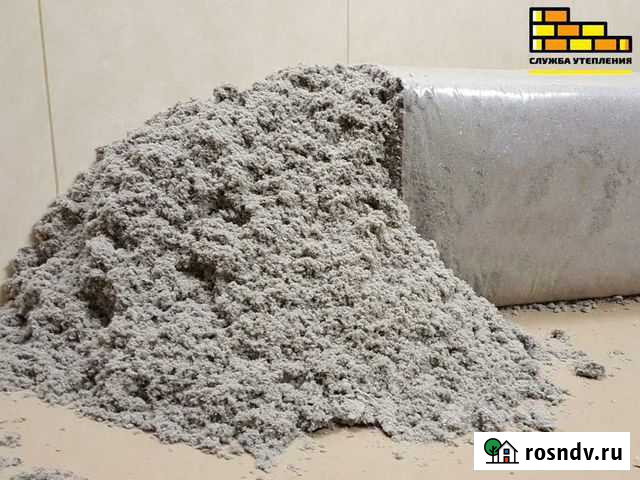 Бесшовный утеплитель эковата для утепления крыши Старая Полтавка - изображение 1