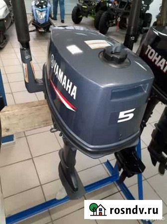 Лодочный мотор Yamaha 5 cmhs 2 тактный б\у Липецк - изображение 1