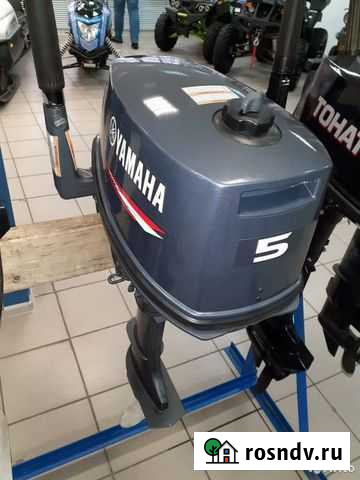 Лодочный мотор Yamaha 5 cmhs 2 тактный б\у Липецк - изображение 1