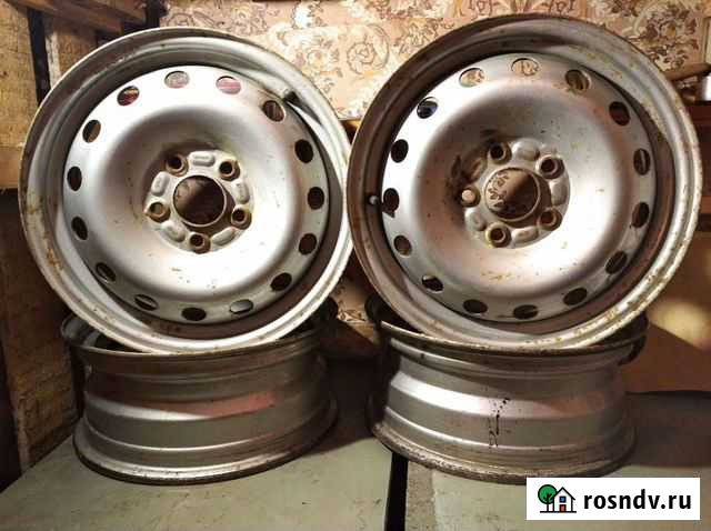 Диски оригинал штампованные R15 5*108 Ford Focus Войсковицы - изображение 1