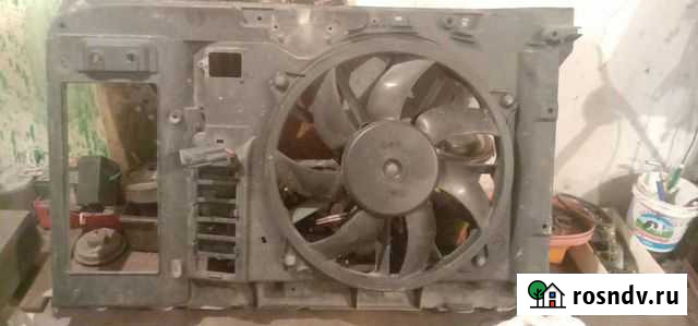 Пежо 3008 радиатор кондиционера + винтелятор+корпу Васюринская - изображение 1