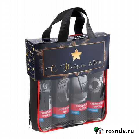 Новогодний подарочный набор для ухода за автомобил Клин - изображение 1