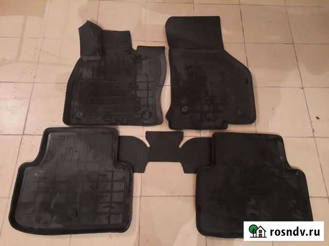 Оригинальные резиновые коврики на шкода октавия А7 Чехов - изображение 1