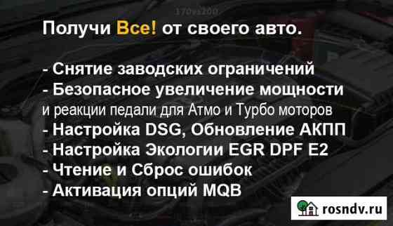 Чип тюнинг Шкода Фольксваген VW VAG DSG Уфа