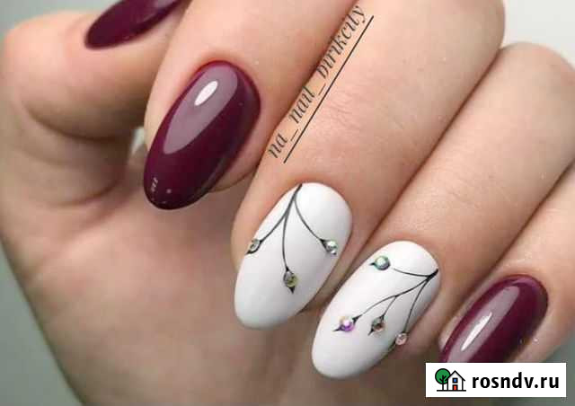 Маникюр+гель-лак, наращивание (акригель, файбер) Биробиджан - изображение 1