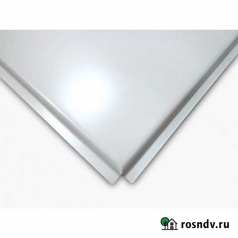 Плита потолочная албес ар600А6 белый матовый (алюм Нижний Новгород - изображение 1