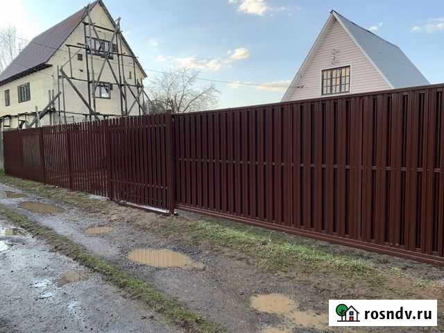 Деревянный забор и евроштакетник по вашим эскизам Щёлково - изображение 1