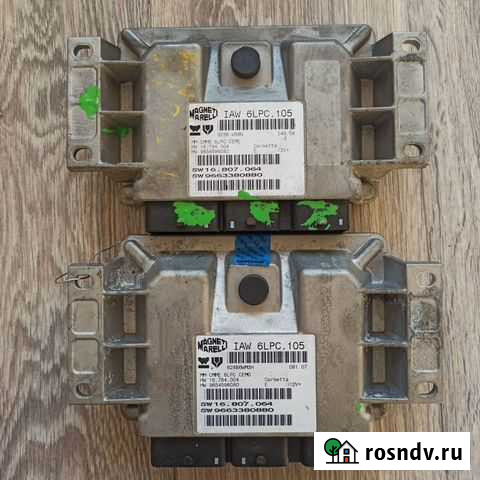 Блок эбу двс 207 1.4 МКПП IAW 6LPC.105 Агроном - изображение 1