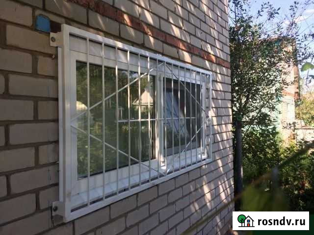 Решетки на окна прямые с монтажем N 800 Самара - изображение 1