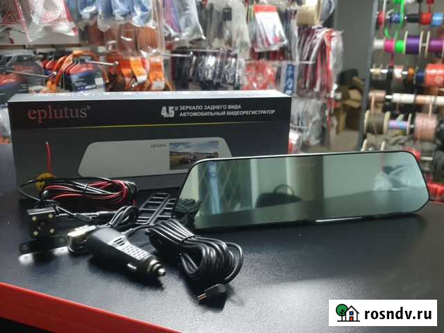 Видеорегистратор зеркало с камерой заднего вида Набережные Челны - изображение 1