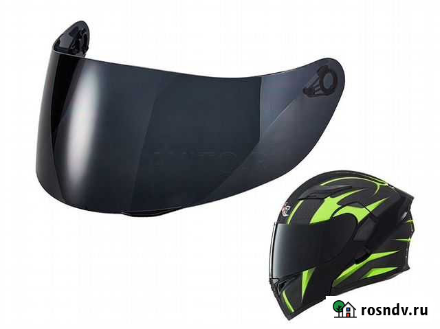 Визор (стекло) для шлема GXT 902 тёмный Санкт-Петербург - изображение 1