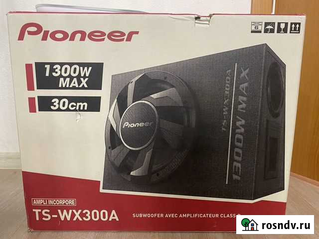 Автомобильный сабвуфер активный Pioneer TS-WX300A Магадан - изображение 1