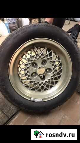 Литой диск с резиной 225/50 R15 Раменское - изображение 1