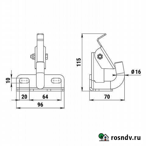 Прицепной крюк для снегохода универсальный Санкт-Петербург - изображение 1
