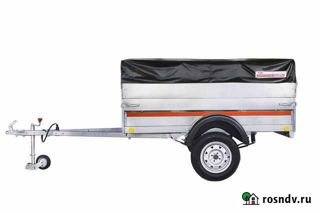 Прицеп крепыш 2 тент 0.6, 2 борта Братск - изображение 1
