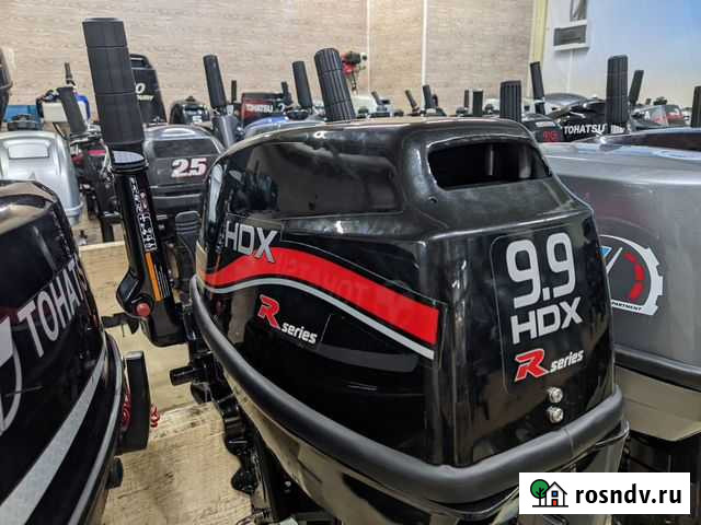Лодочный мотор HDX RT 9.9 BMS новый 2х-тактный Липецк - изображение 1