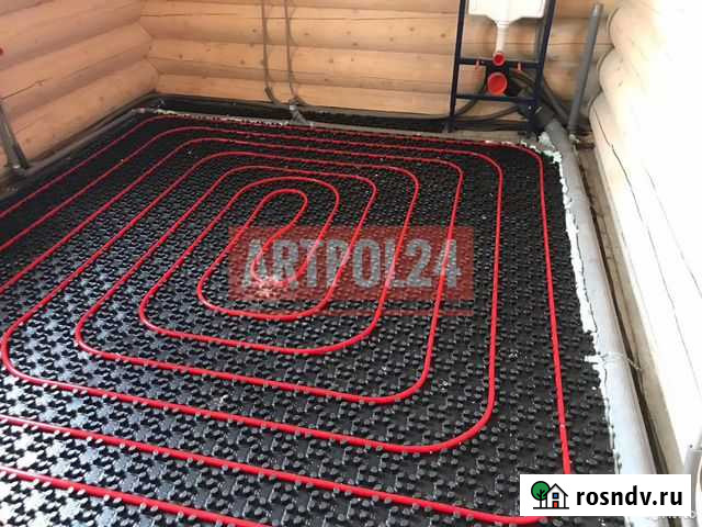 Механизированная стяжка пола в доме Подольск - изображение 1