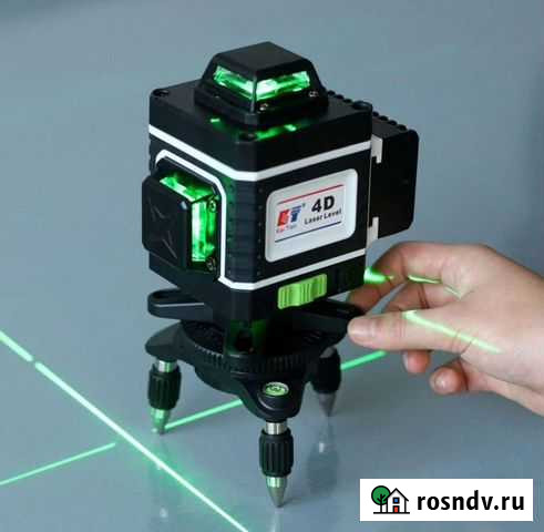 Лазерный уровень kaitian 4D зеленый 16лиий Хасавюрт - изображение 1