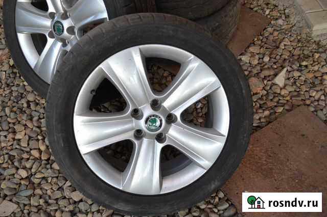 Продам оригинальные диски для шкода йети Ленинградская - изображение 1