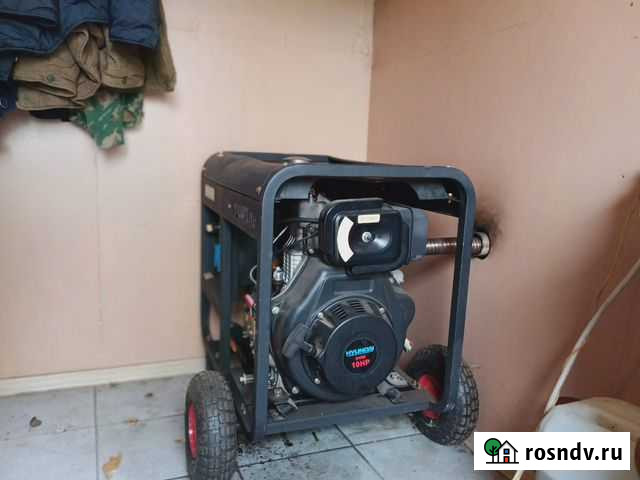 Дизельный генератор 6 квт hyundai DHY6000LE Белоозёрский - изображение 1