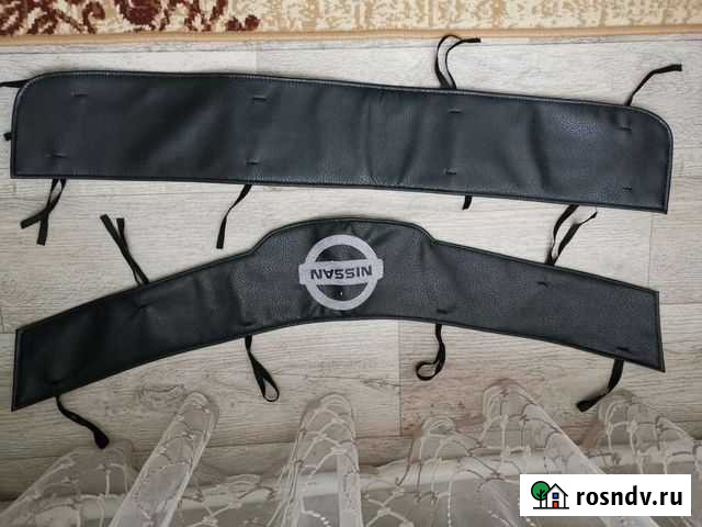 Утеплитель решётки радиатора Ниссан Ноут Новоомский - изображение 1