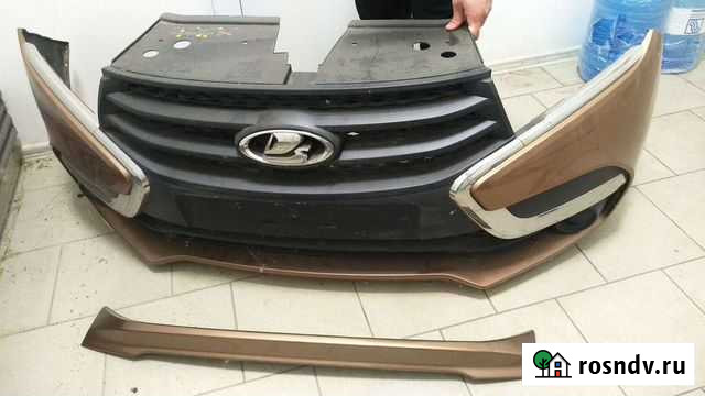 Бампер передний LADA x ray Энем - изображение 1