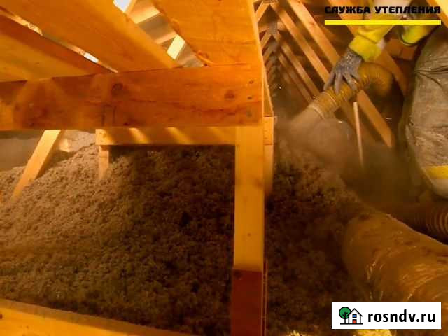 Эковата - утеплитель для потолков и перекрытий Константиновск - изображение 1