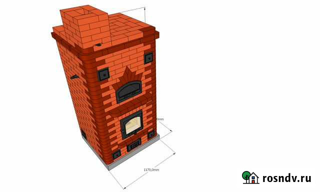 Печь камин проект Владимир - изображение 1