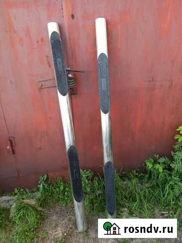 Пороги хром универсальные Люберцы - изображение 1