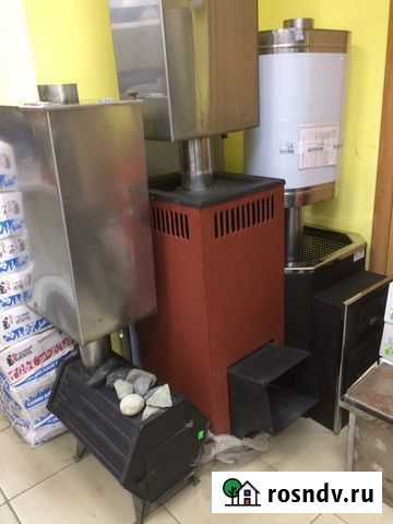 Печки для бани сэндвич дымоходом Канаш - изображение 1