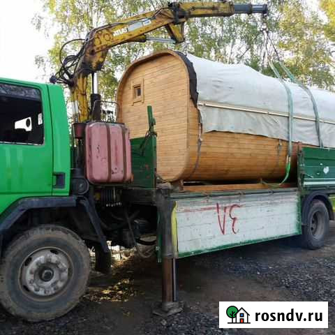 Баня бочка квадро под ключ, готовая баня Королев - изображение 1