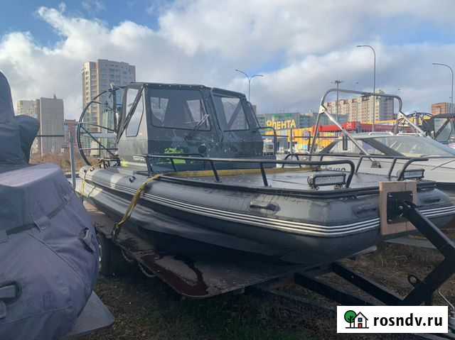 Аэролодка SibEX Tourist 300 л.с с пробегом Завод Самара - изображение 1