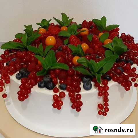 Домашние торты на заказ без мастики Коммунарка - изображение 1