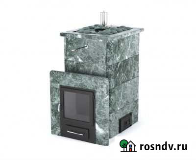 Печь «Сочи» в кожухе из змеевика с открытым верхом Краснодар - изображение 1