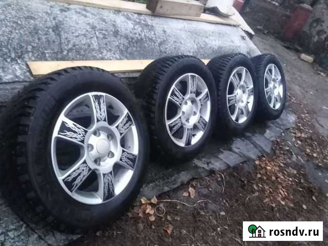 Колеса в сборе зима r15 skoda volkswagen Борисоглебск - изображение 1