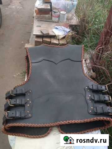 Байкерский жилет с ремнем Красноармейск - изображение 1