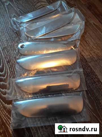 Хром накладки на двери хонда фит Магадан - изображение 1