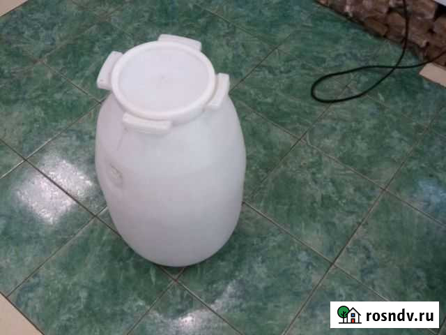 Ёмкость пластиковая (фляга) 50 литров б/у Чита - изображение 1