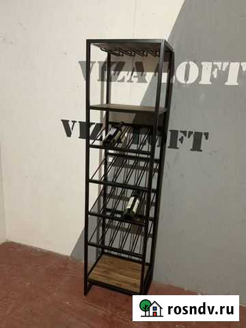 Винный стеллаж лофт Москва - изображение 1