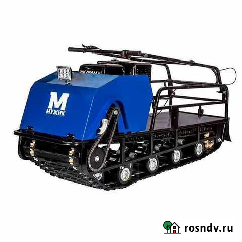 Мотобуксировщик Мужик М500 Лонг 20лс (длинная гус) Корсаков - изображение 1
